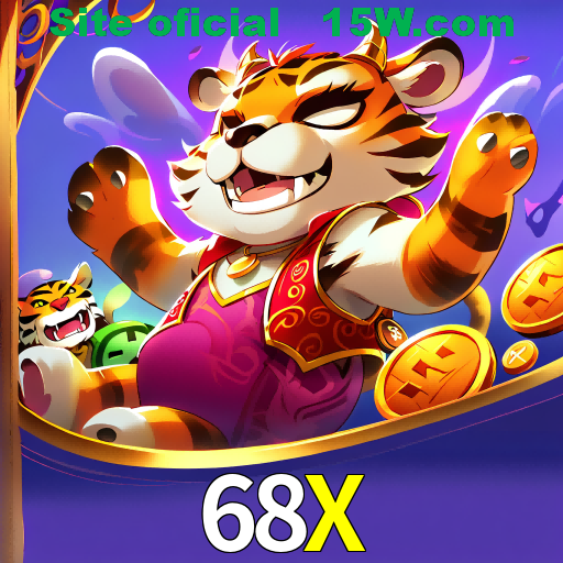 Imagem promocional da 68X mostrando a plataforma e suas vantagens